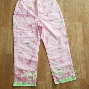 Lilly Pulitzer Beautiful Pants, Size 12